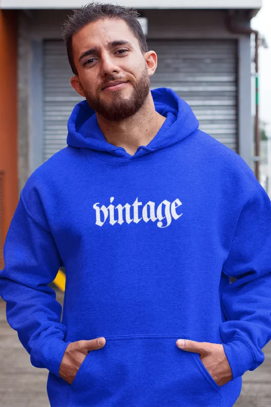 Weekend Specials You Can't Miss Vintage Premium Non Zipper Blue Hoodie