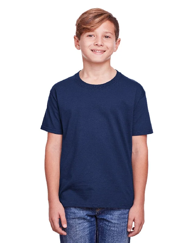 Clearance Sale Fruit of the Loom Youth ICONIC T-Shirt | J Navy