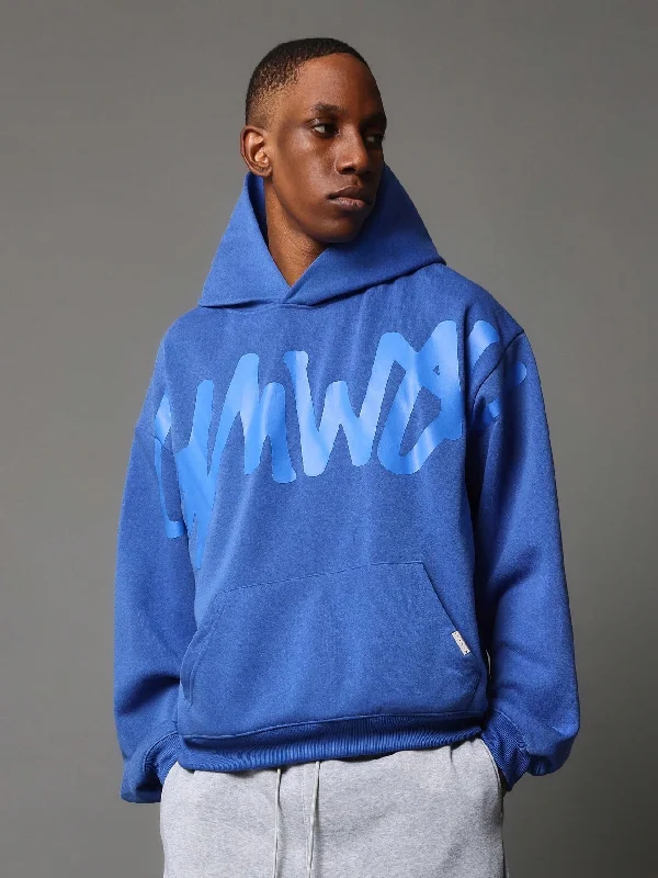 Unbeatable Deal Regular Fit Overhead Hoodie With Graffiti Graphic Print