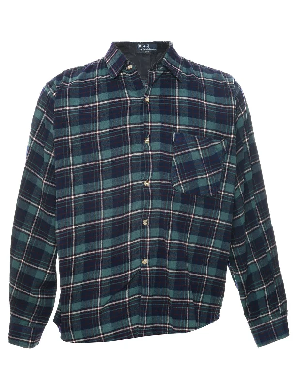 Weekend Shopping Bliss Ralph Lauren Plaid Shirt - M