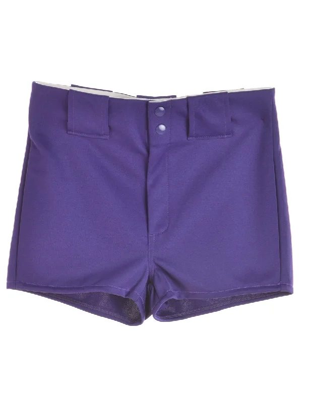 Weekend Bargains Await You Purple Baseball Shorts