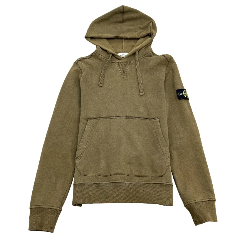 Early Access Men's Applique Logo Hoodie Khaki Size S