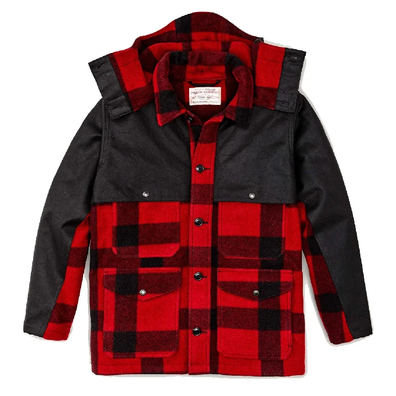 Daily Special Filson Mackinaw Wool Double Coat Red Black Classic Plaid