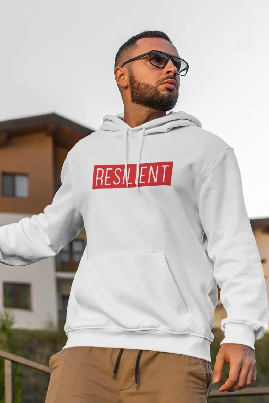 Weekend Specials to Celebrate Resilient Premium Non Zipper White Hoodie