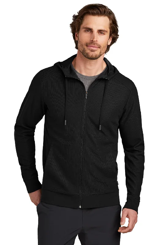Fantastic Savings Ogio Mens Revive Full Zip Hooded Sweatshirt Hoodie w/ Pockets - Blacktop