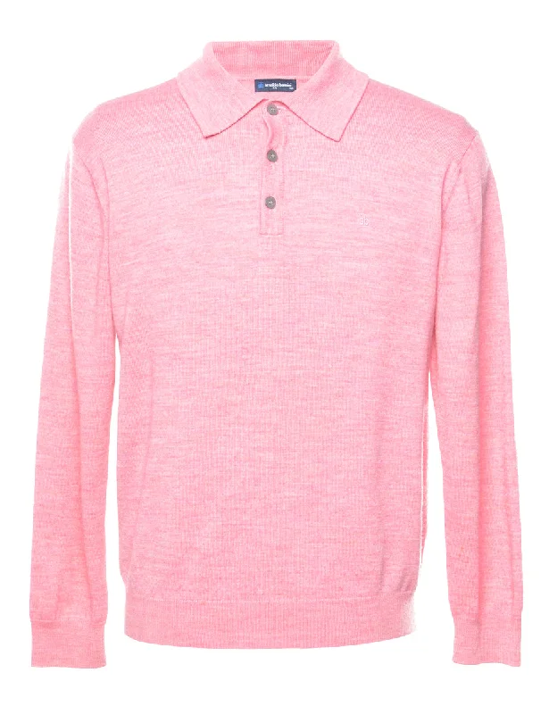 Lowest Price Pink Fine Knit Jumper - M