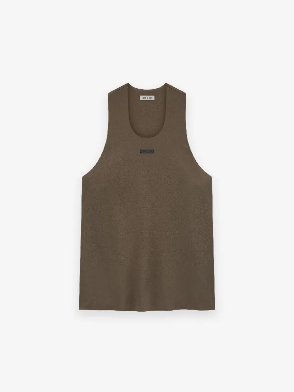 Wool Double Layer Tank Top