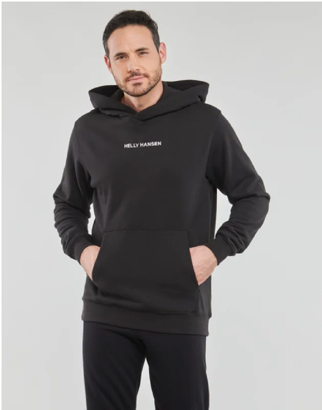 Don't Miss Out Helly Hansen Core Graphic Sweat Hoodie Black