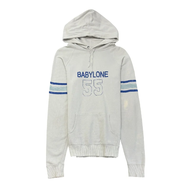 Shop the Weekend Away Men's Babylone Hoodie White Size XS