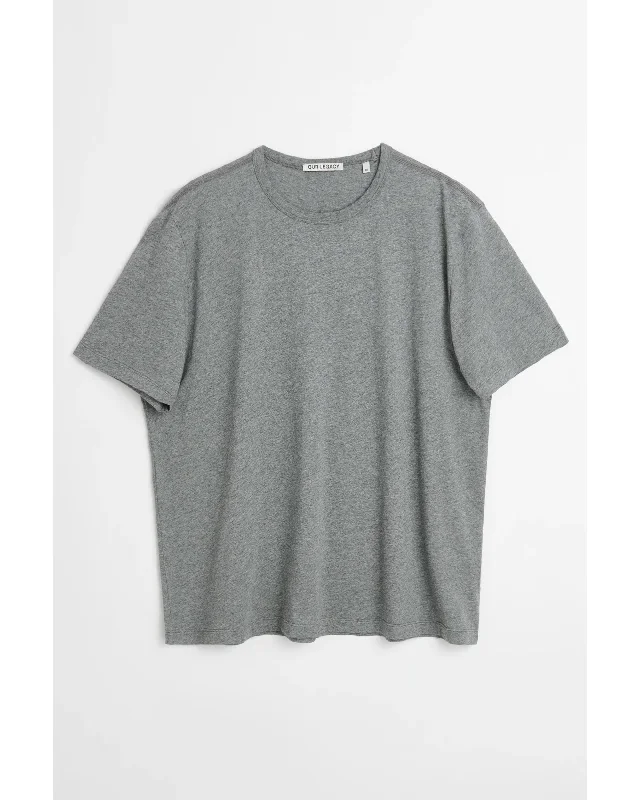 While Supplies Last NEW BOX T-SHIRT GREY MELANGE CLEAN JERSEY