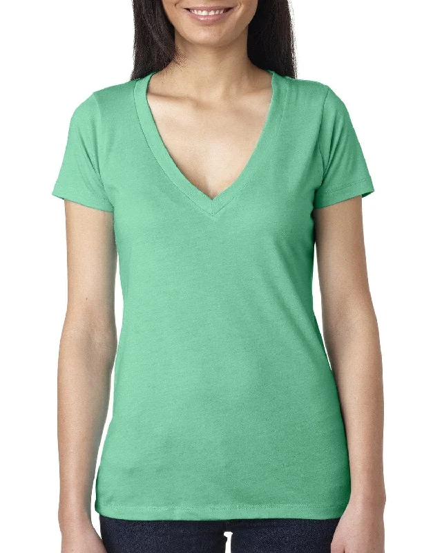Weekend Offers You Can't Ignore Next Level Ladies Triblend Deep-V Tee | Envy