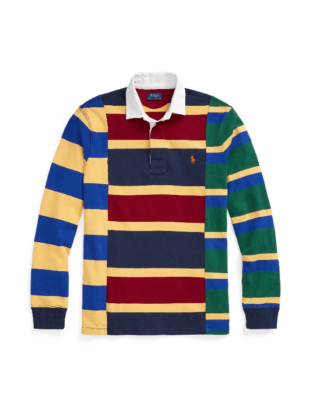 Time-Sensitive Polo Ralph Lauren Rugby Top Red Multicolour