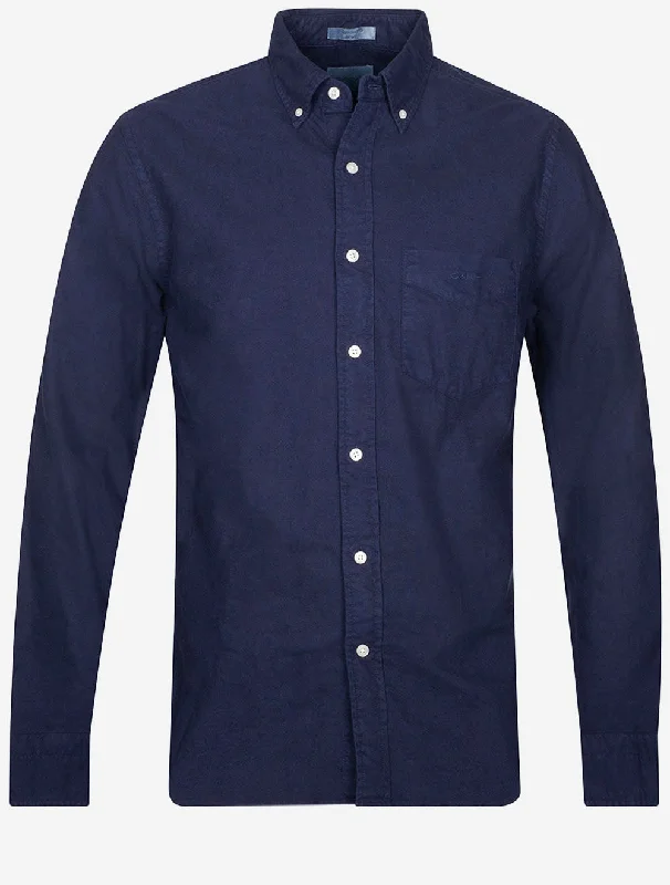 Regular Brushed Oxford Shirt Classic Blue