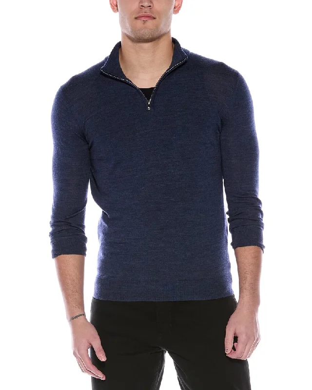 Weekend Specials to Relish Reiss Blackhall 1/4-Zip Wool Funnel Sweater