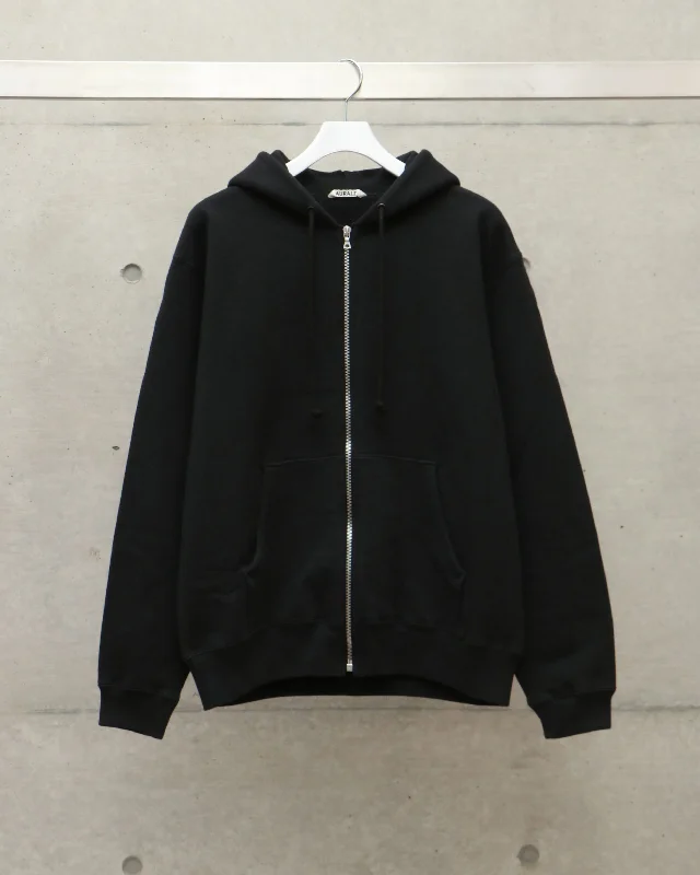 Weekend Bargains Galore HEAVY BD SWEAT ZIP PARKA BLACK