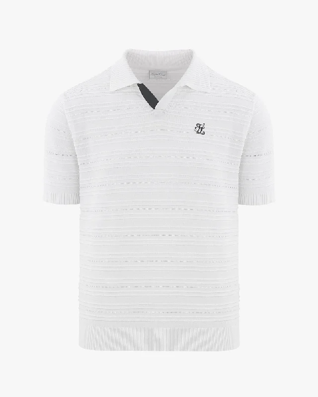Low Cost Men's Scasi Short Sleeve Knit - White