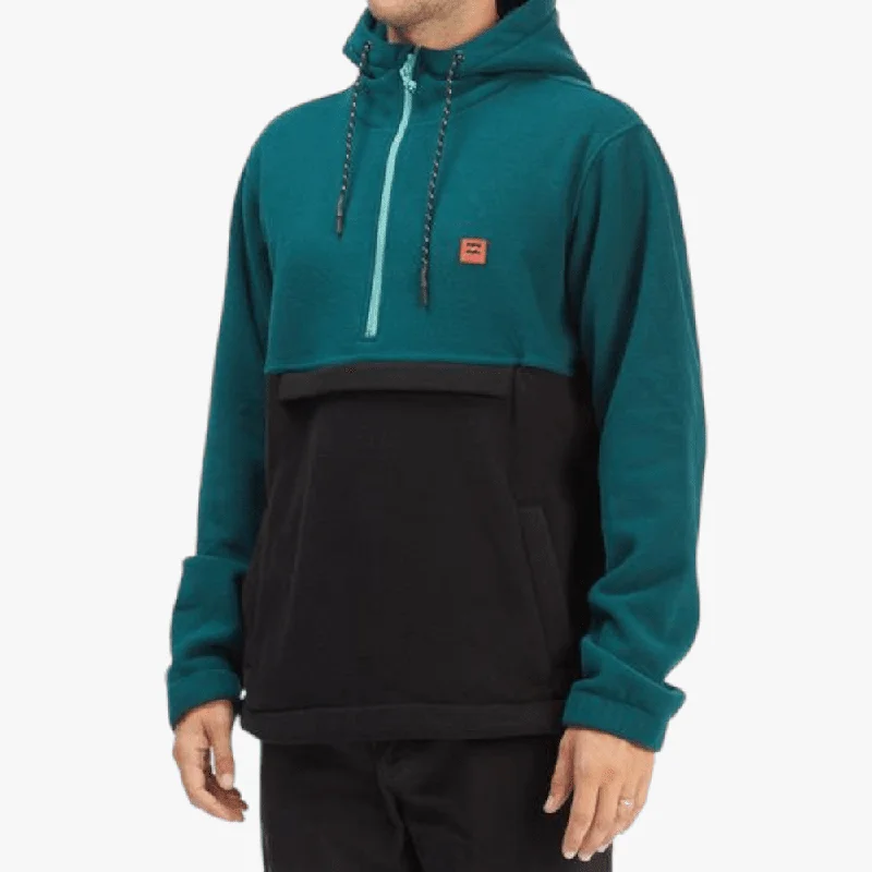 Billabong Mens Boundary Pullover Hoodie Dark Seagreen