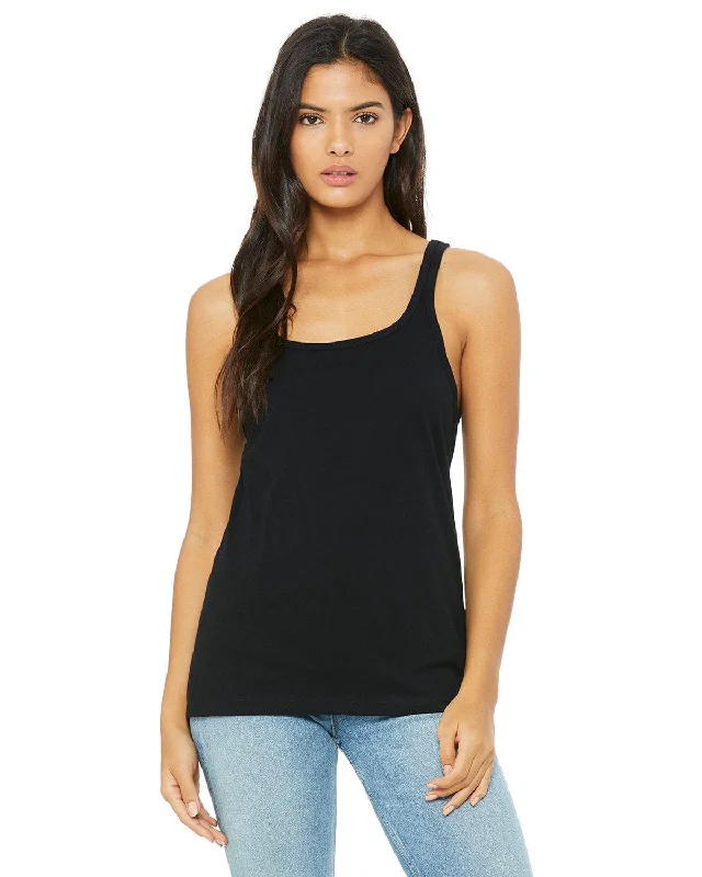 One-Day Only Bella+Canvas Ladies Relaxed Jersey Tank | Black