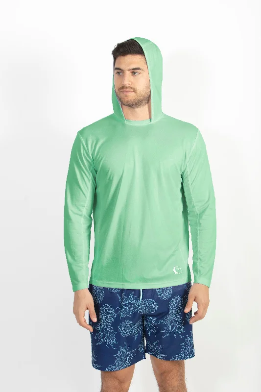Mega Sale Seafoam Men's Fishing Hoodie