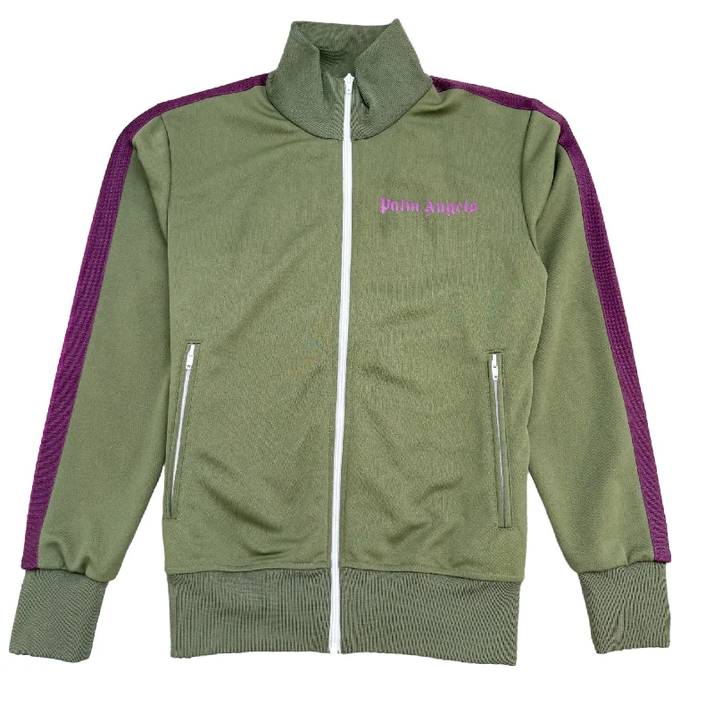 Year-End Deals Men's Logo Track Jacket Khaki Size S