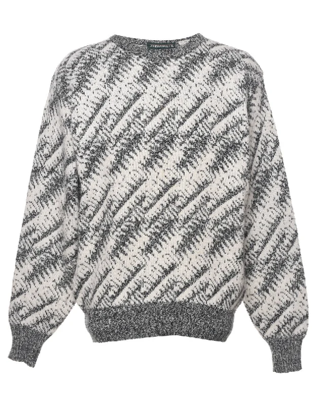 Weekend Bargains to Enjoy Patterned Jumper - L