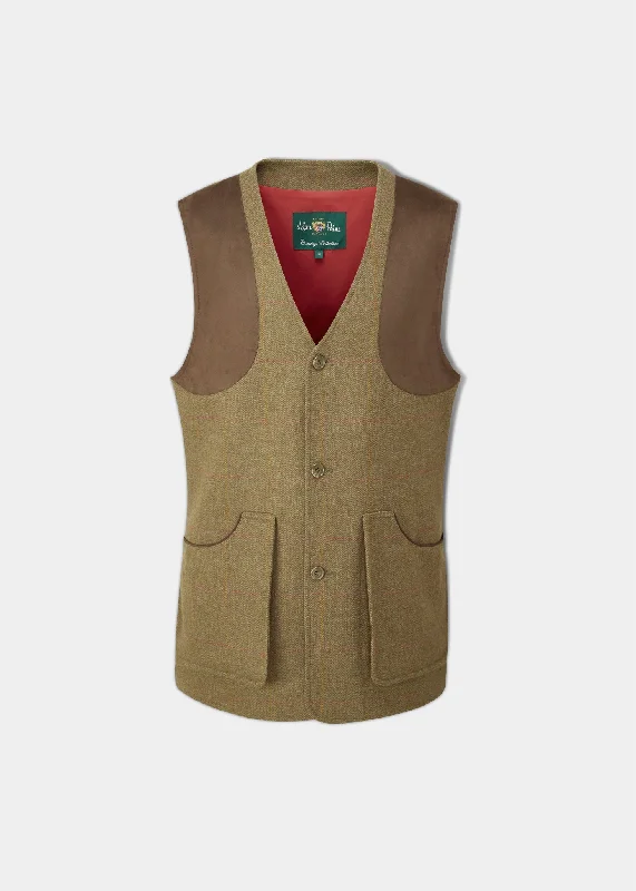 Great Bargain Combrook Men's Tweed Shooting Waistcoat in Hawthorn - Shooting Fit