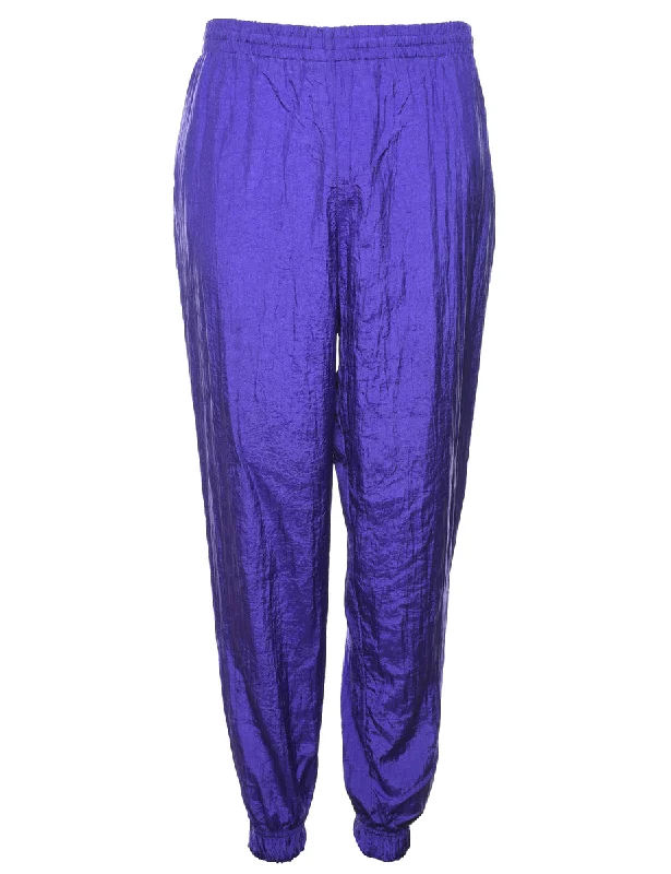 Weekend Offers That Thrill Purple Track Pants - W28 L29