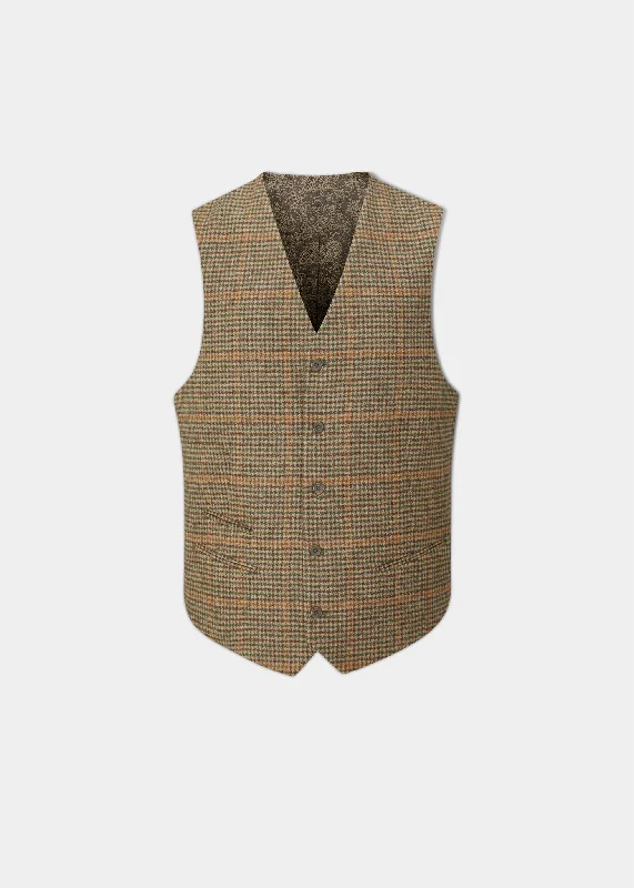 Online Exclusive Surrey Men's Tweed Lined Country Waistcoat In Sycamore - Regular Fit Online Exclusive Surrey Men's Tweed Lined Country Waistcoat In Sycamore - Regular Fit