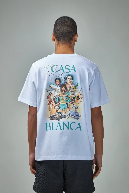 Weekend Specials to Enjoy Celebration Du Sport Printed T-Shirt