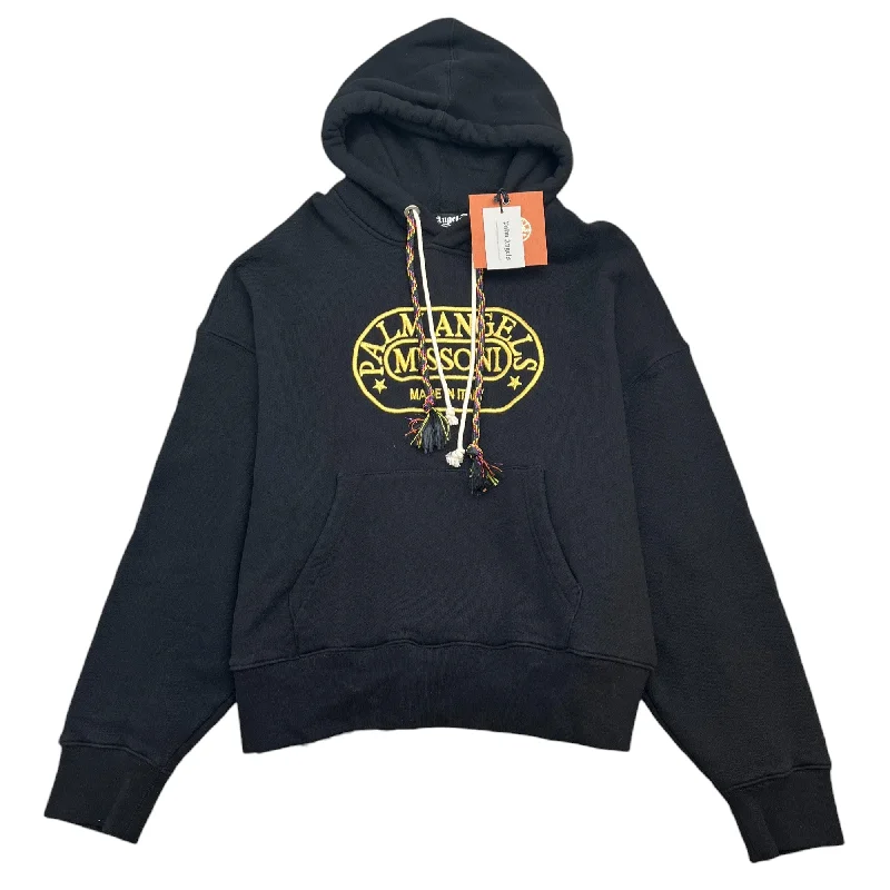 Weekend Specials You Can't Miss Men's X Missoni Heritage Embroidered Logo Hoodie Black Size M