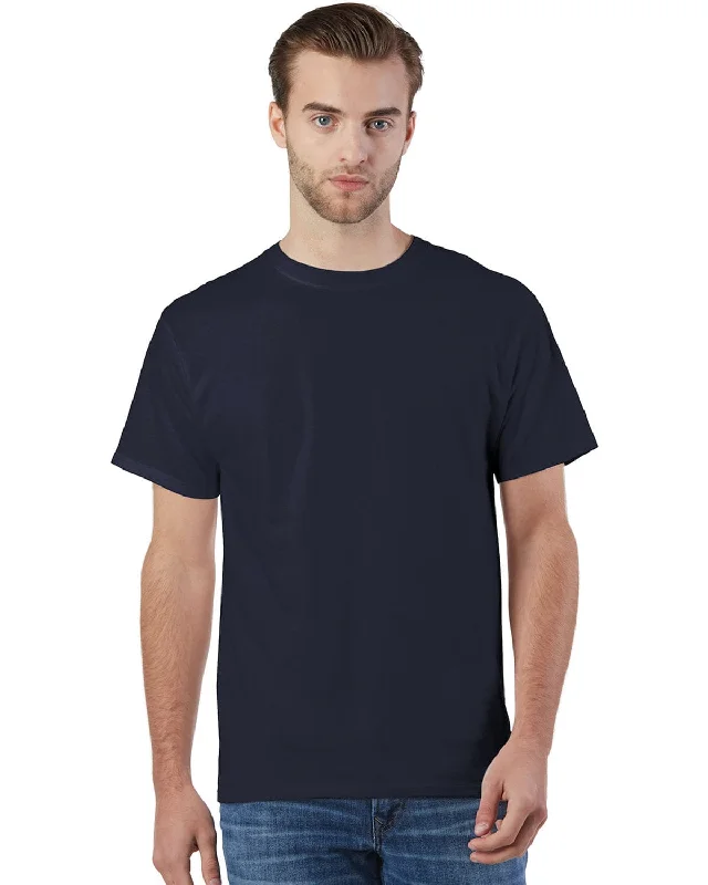 Champion Adult Ringspun Cotton T-Shirt | Navy