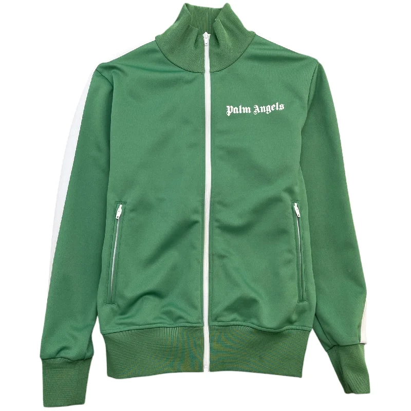 Steal Deal Men's Logo Track Jacket Green Size S