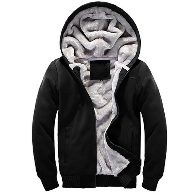 Don't Delay Clothing Mens Hooded Hoodies Men Sweatshirt Fashion Hoody Thick Warm Hoodie Cotton Slim Male Coat Outerwear Plus Size