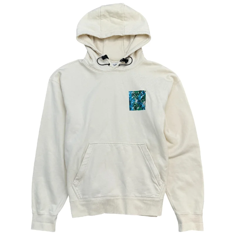 Best Choice Men's Pattern Hoodie Cream Size L