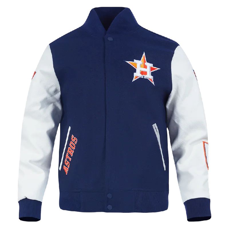 Massive Deal MLB HOUSTON ASTROS CLASSIC WOOL MEN'S VARSITY JACKET (MIDNIGHT NAVY/WHITE) Massive Deal MLB HOUSTON ASTROS CLASSIC WOOL MEN'S VARSITY JACKET (MIDNIGHT NAVY/WHITE)