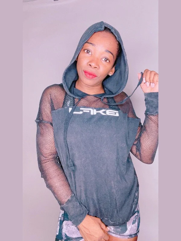Instant Savings Longsleeve Fishnet Hoodie
