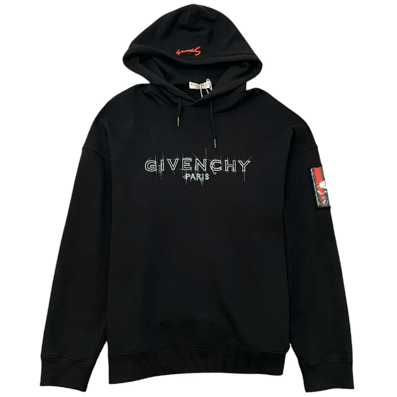 Steals and Deals Men's Sketch Logo Hoodie Black Size XXL