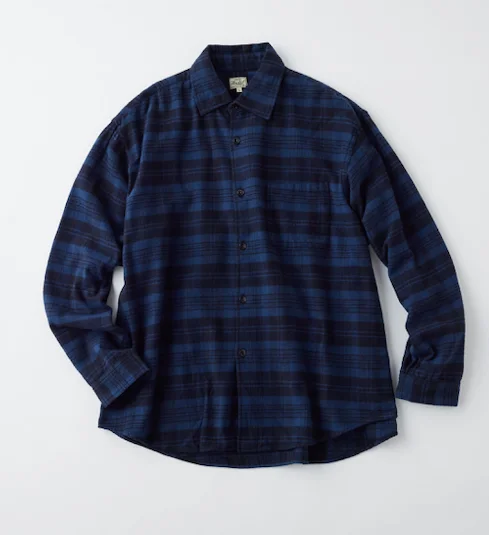 COTTON NEL CHECK REGULAR SHIRT 29137