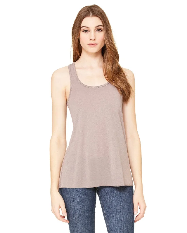 Bella+Canvas Ladies Flowy Racerback Tank | Pebble