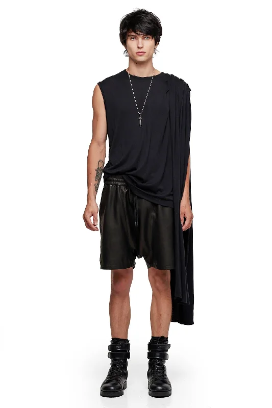 Bonus Offer T-SHIRT WITH SCARF IN BLACK