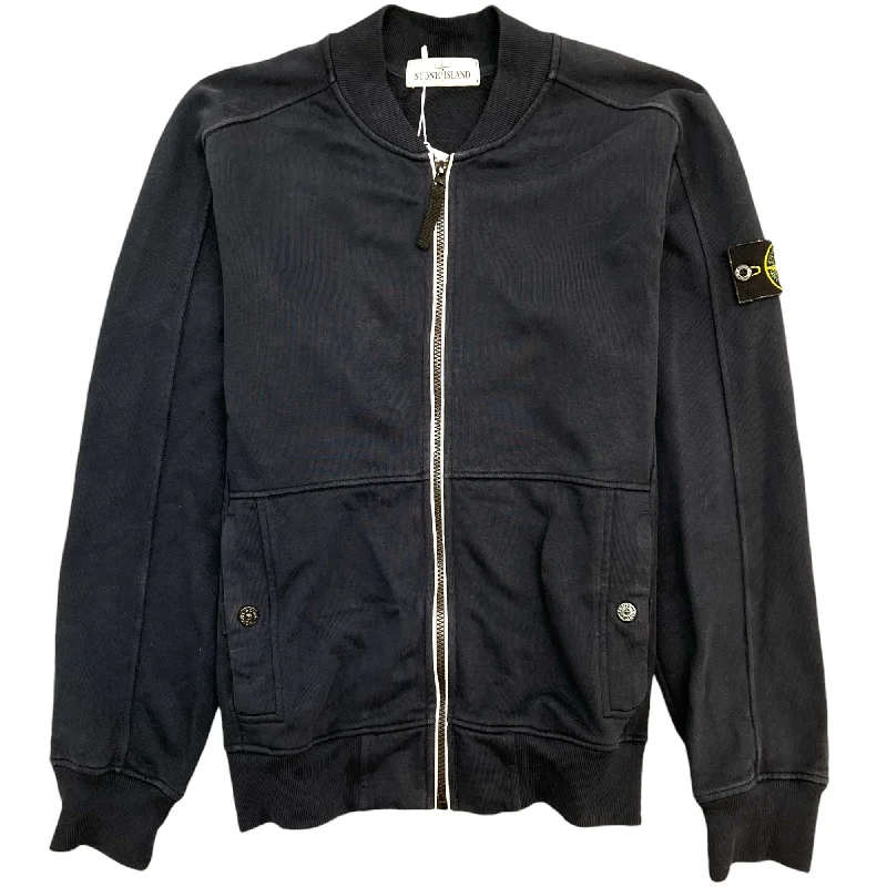Massive Savings Men's Applique Logo Track Jacket Navy Size S