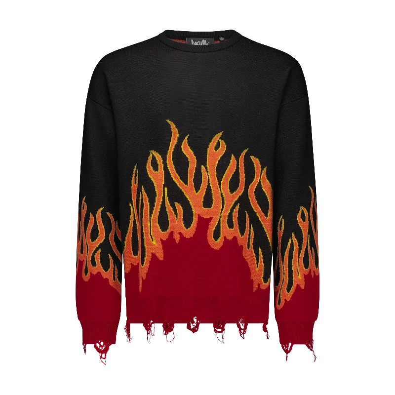 Mega Sale UP IN FLAMES SWEATER