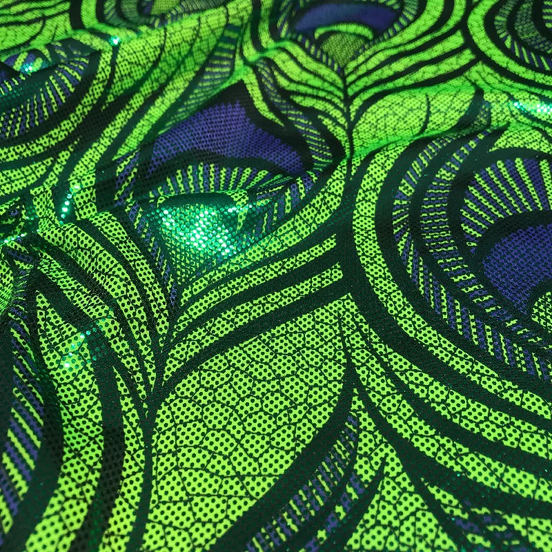 Green Peacock Hologram