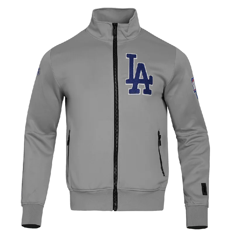 Extra Discount MLB LOS ANGELES DODGERS CLASSIC MEN'S TRACK JACKET (GRAY)