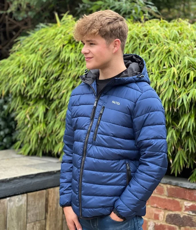 Weekend Bargains Await You Blue Men's Nautica Padded Coat