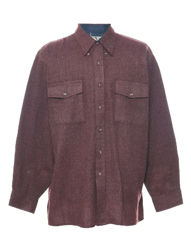Deal Alert Plum Shirt - XL