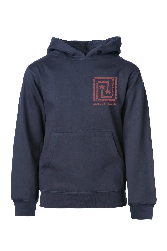 Stock Clearance Seaesta Surf Malibu Hoodie / Youth / Navy