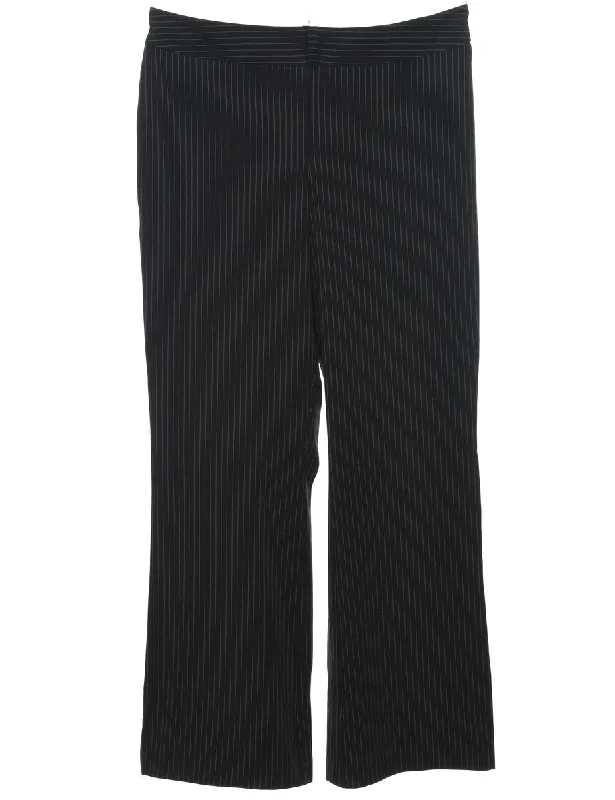 Weekend Offers That Delight Pinstripes Trousers - W35 L31