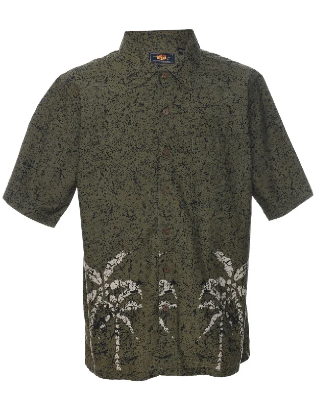 Short Sleeve Hawaiian Shirt - M