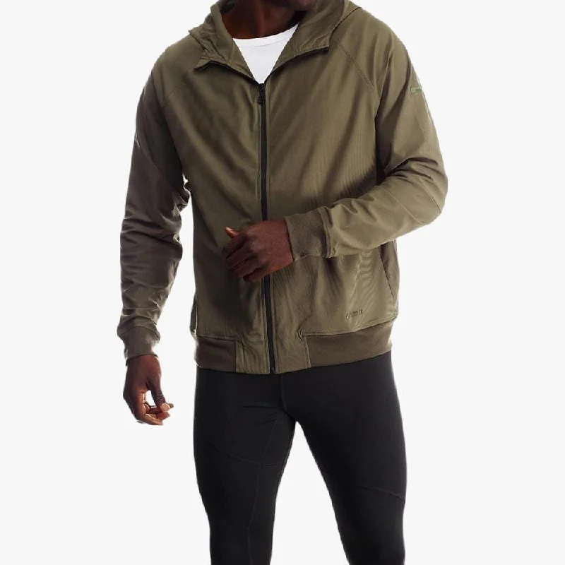 Guess Mens Austin Hoody Olive